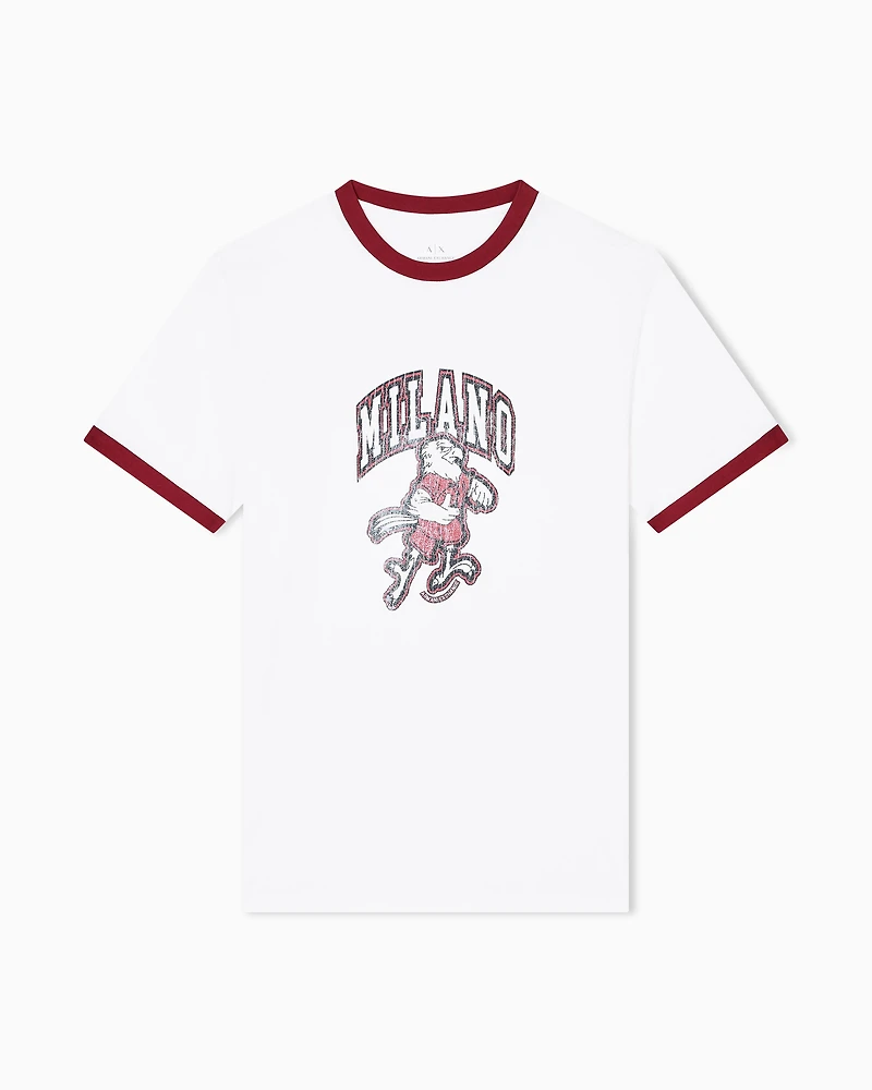 Regular fit T-shirt with eagle
