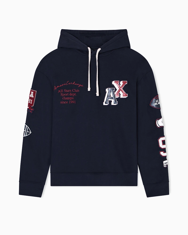 Hoodie with patch