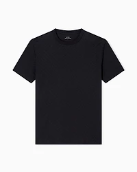 Regular fit t-shirt jacquard fabric