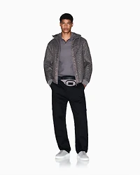 Polo shirt with contrasting profiles