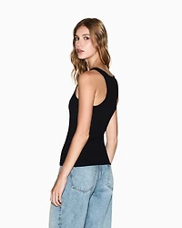 Jersey tank top with logo