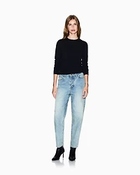 Sweater with allover jacquard logo