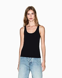 Jersey tank top with logo