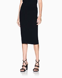 Pencil skirt with allover logo