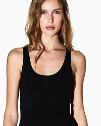 Jersey tank top with logo