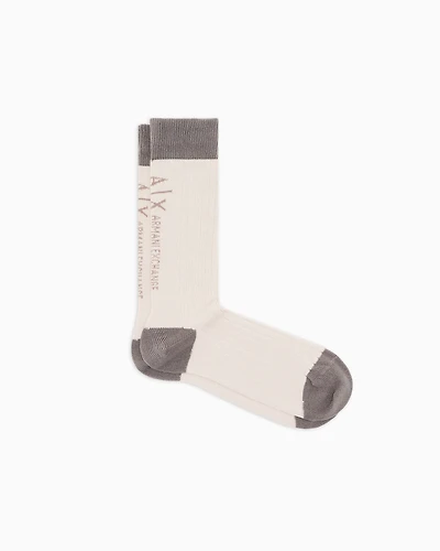 Two-tone socks