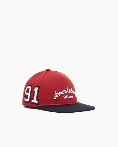 COTTON TWILL LOGO PATCH CAP