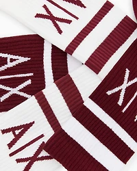 Set of 2 pairs of mixed cotton socks with logo