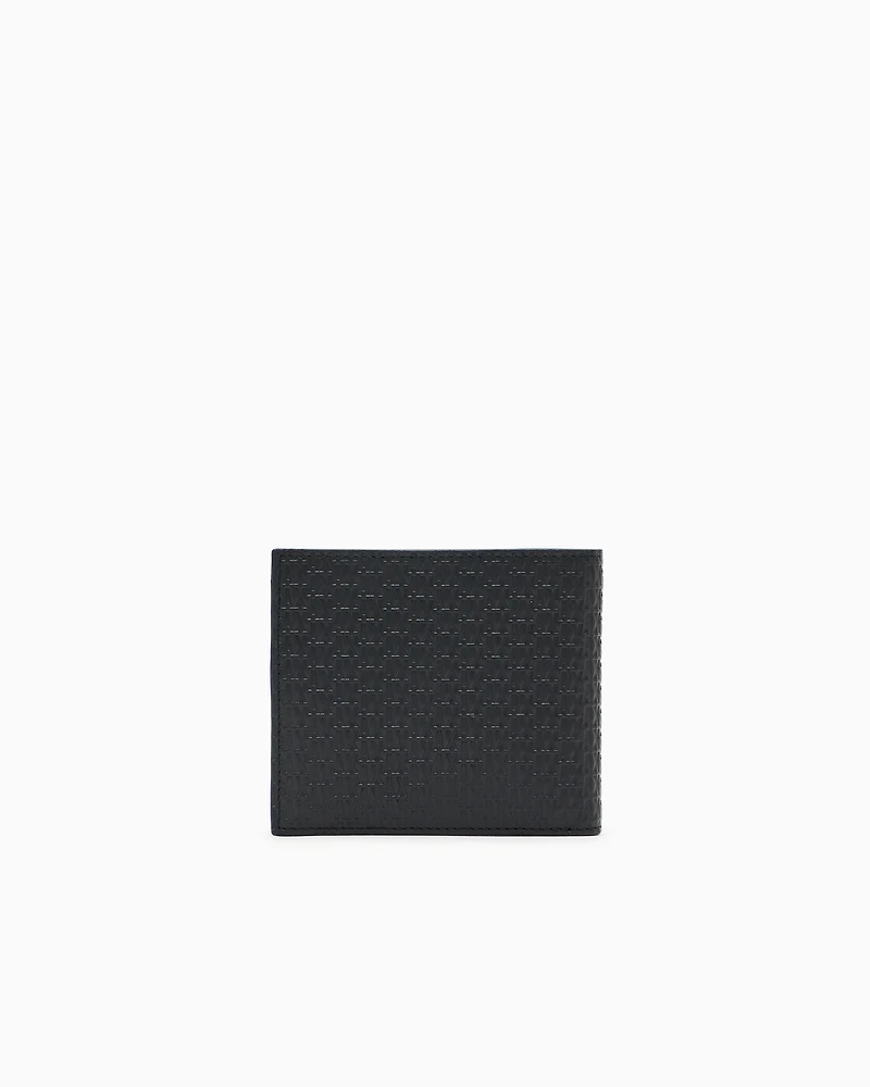 Armani Exchange - Book wallet with band and contrast and logo, Man, Black, Size: TU