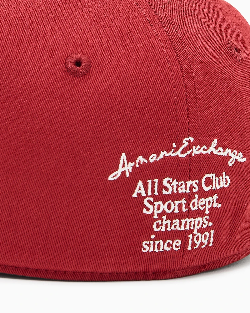 COTTON TWILL LOGO PATCH CAP