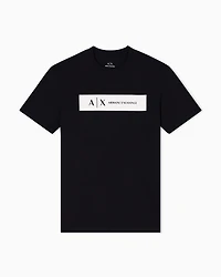 Regular fit T-shirt with rectangular logo