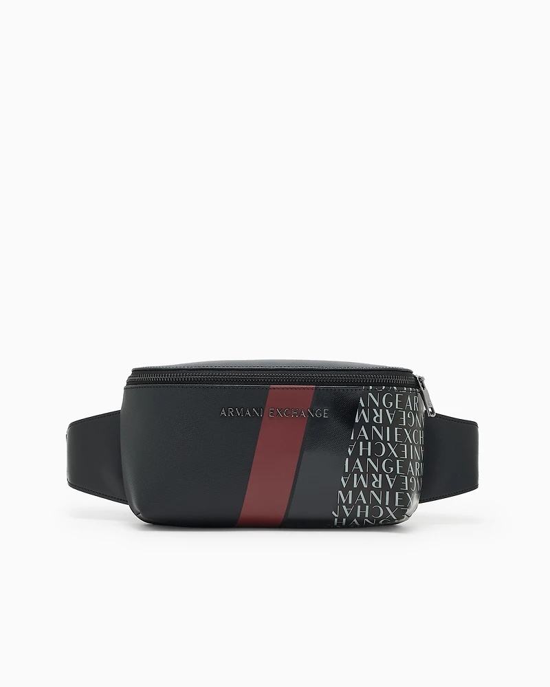 Monogram and Stripes Bum Bag