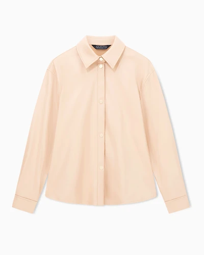 Armani Exchange - Casual Shirts, Woman, Camel, Size: