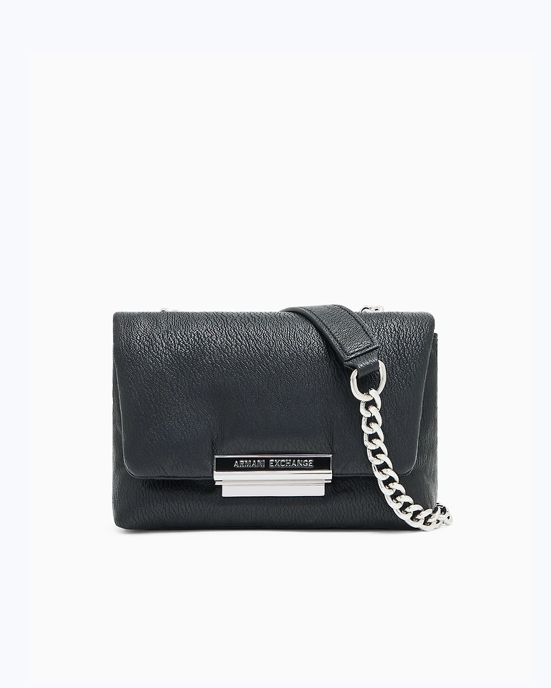 Shoulder bag with metal details