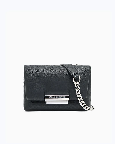 Shoulder bag with metal details