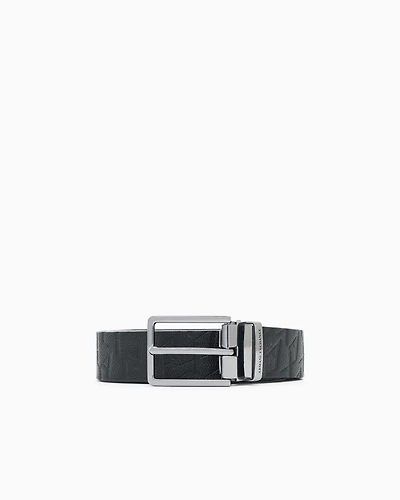 Belt with allover logo