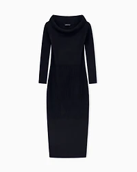 Armani Exchange - Long Dresses, Woman, Black, Size: