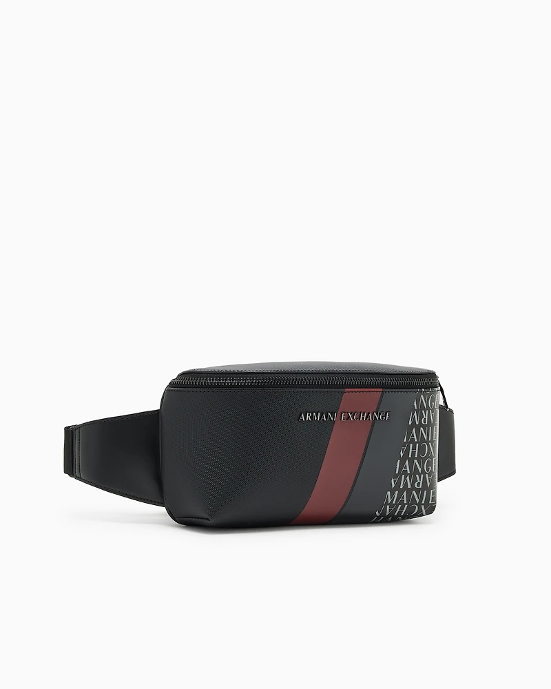 Monogram and Stripes Bum Bag