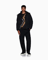 Zigzag knit sweater