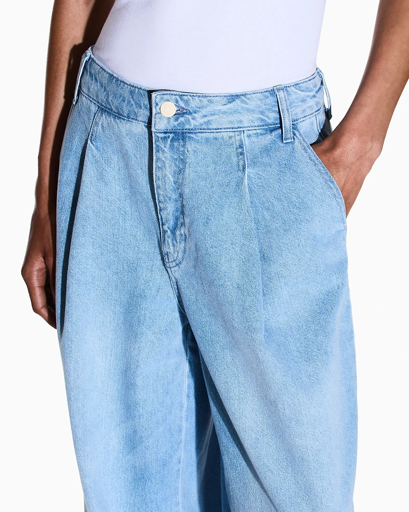 LIGHT BLUE DENIM TROUSER