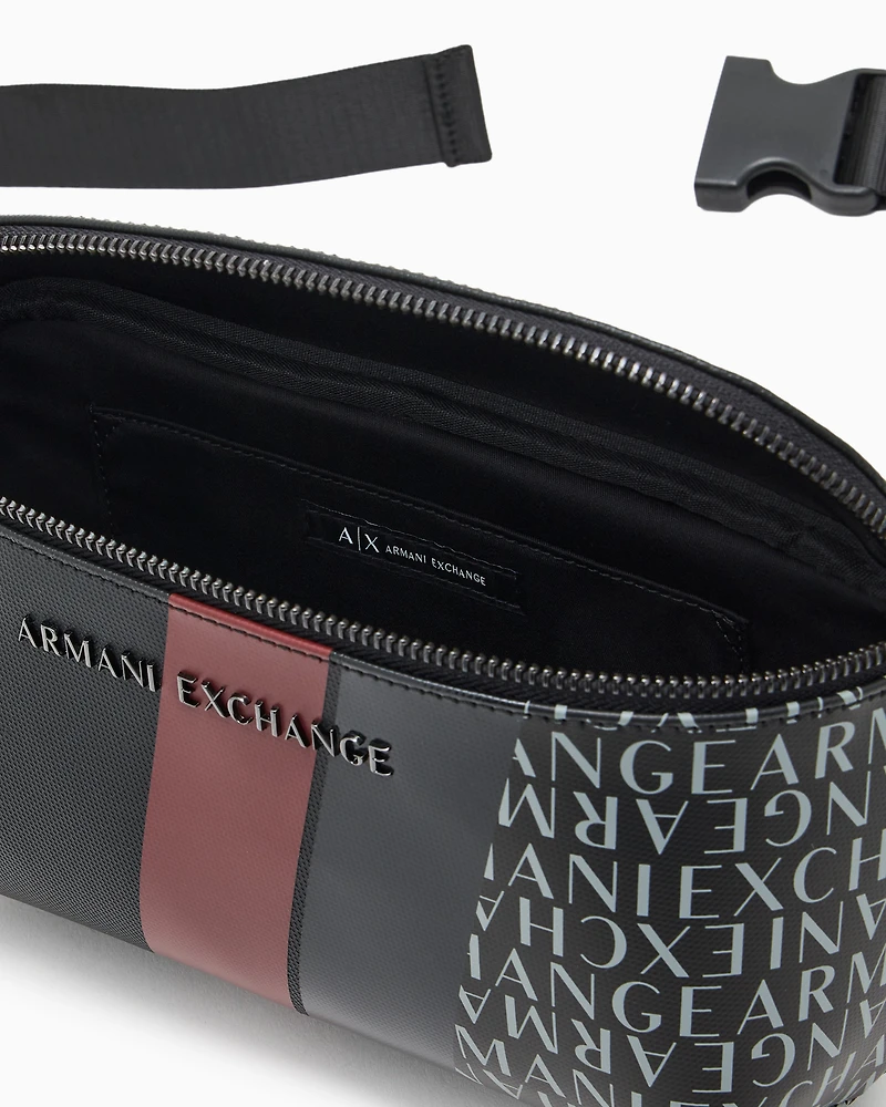 Monogram and Stripes Bum Bag