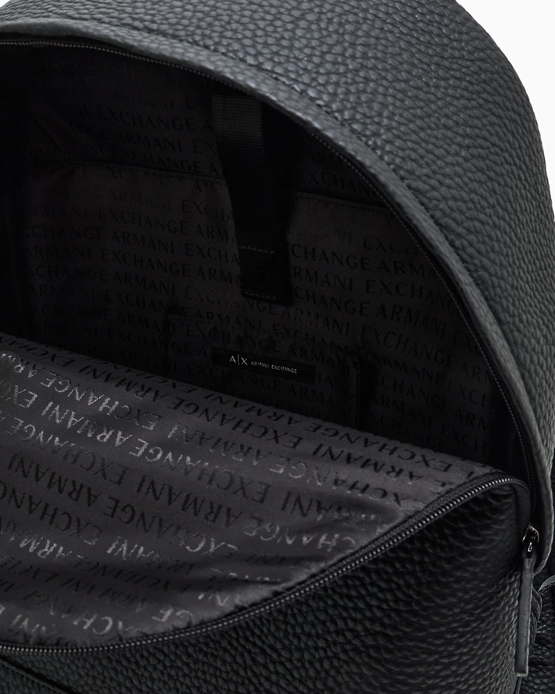 Coated fabric backpack