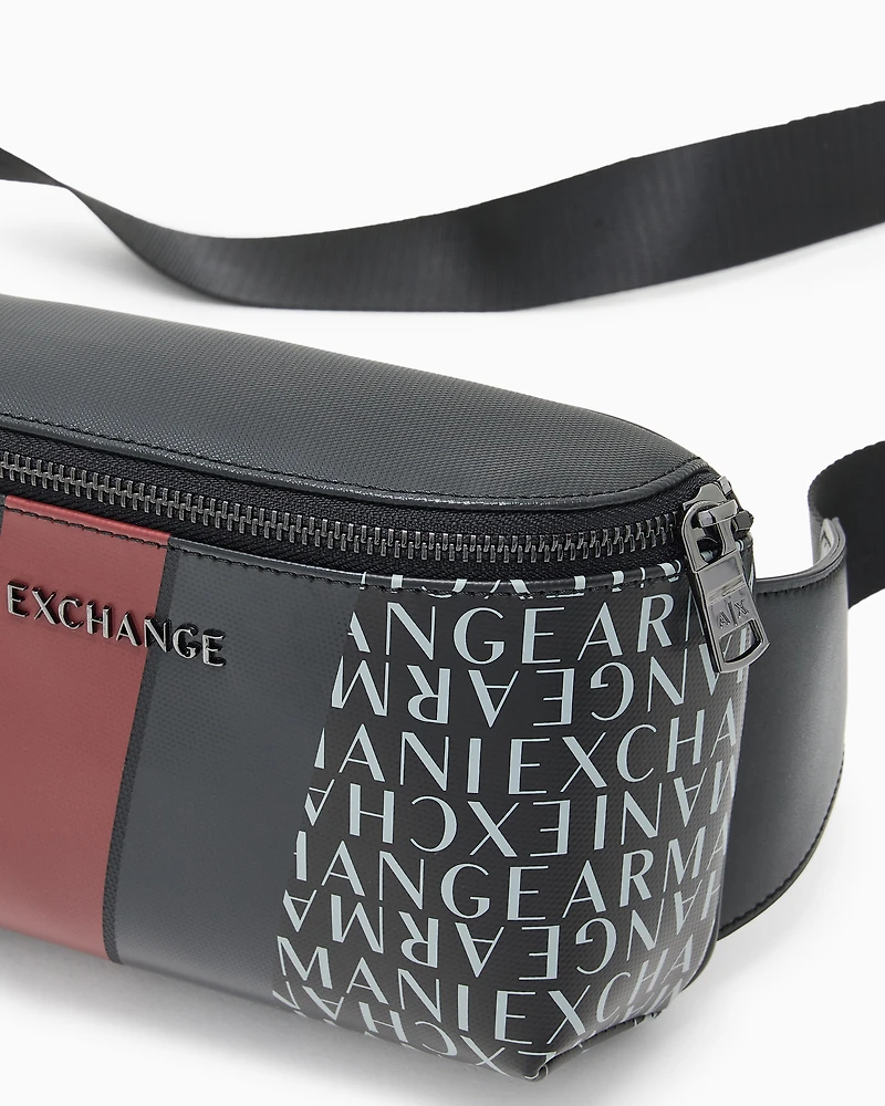 Monogram and Stripes Bum Bag