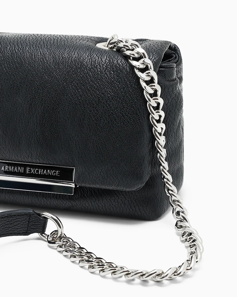 Shoulder bag with metal details