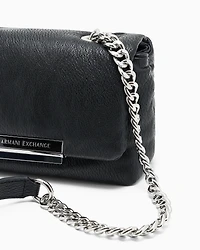 Shoulder bag with metal details