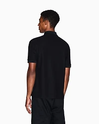 Regular fit polo shirt with patch