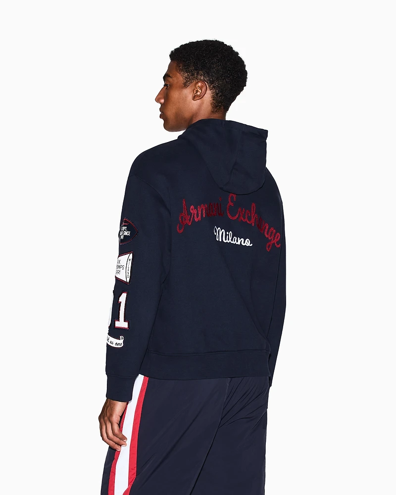 Hoodie with patch