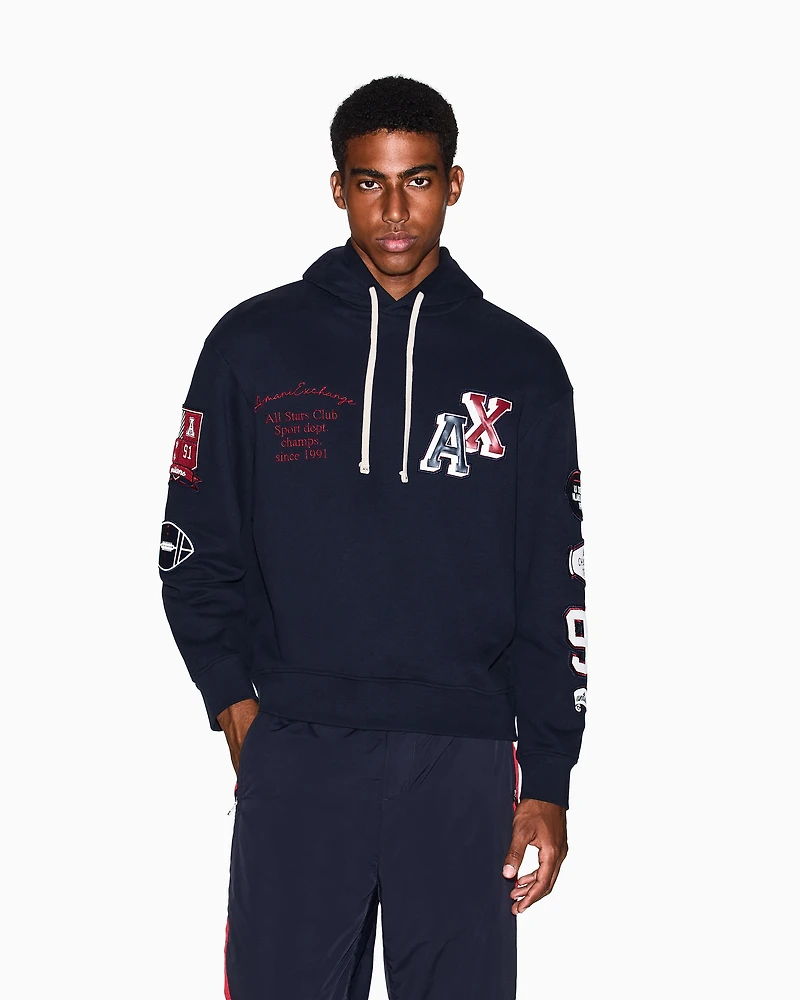 Hoodie with patch