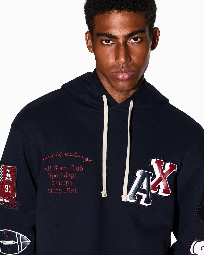 Hoodie with patch
