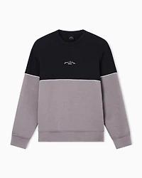 Two-tone sweatshirt stretch fabric