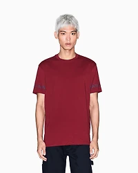 Regular fit T-shirt with printed sleeves