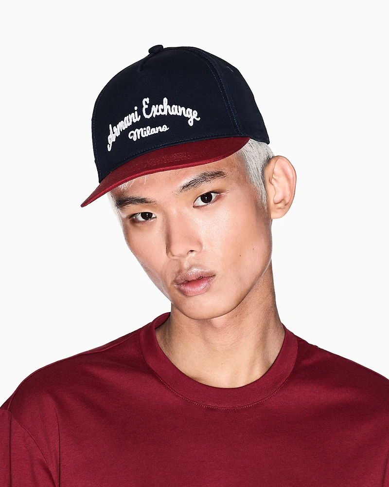 COTTON TWILL LOGO PATCH CAP