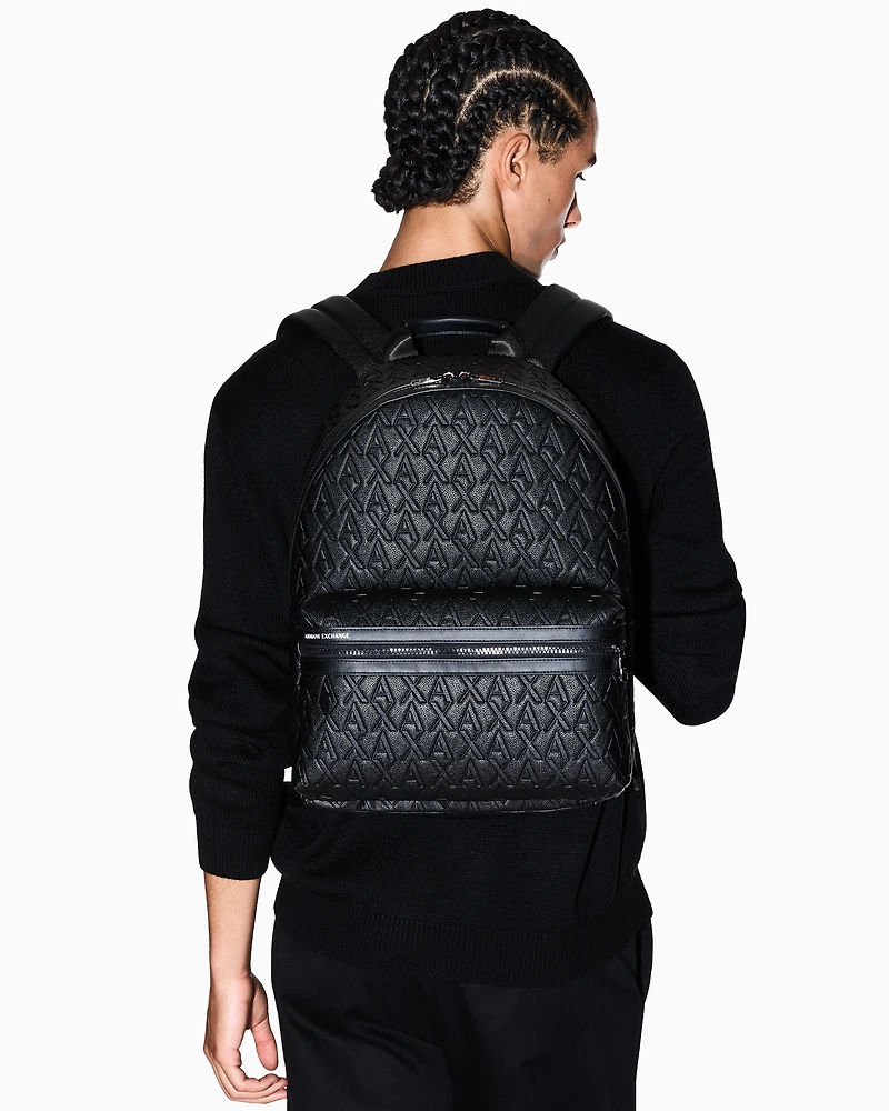 ASV Recycled Fabric Allover Logo Backpack