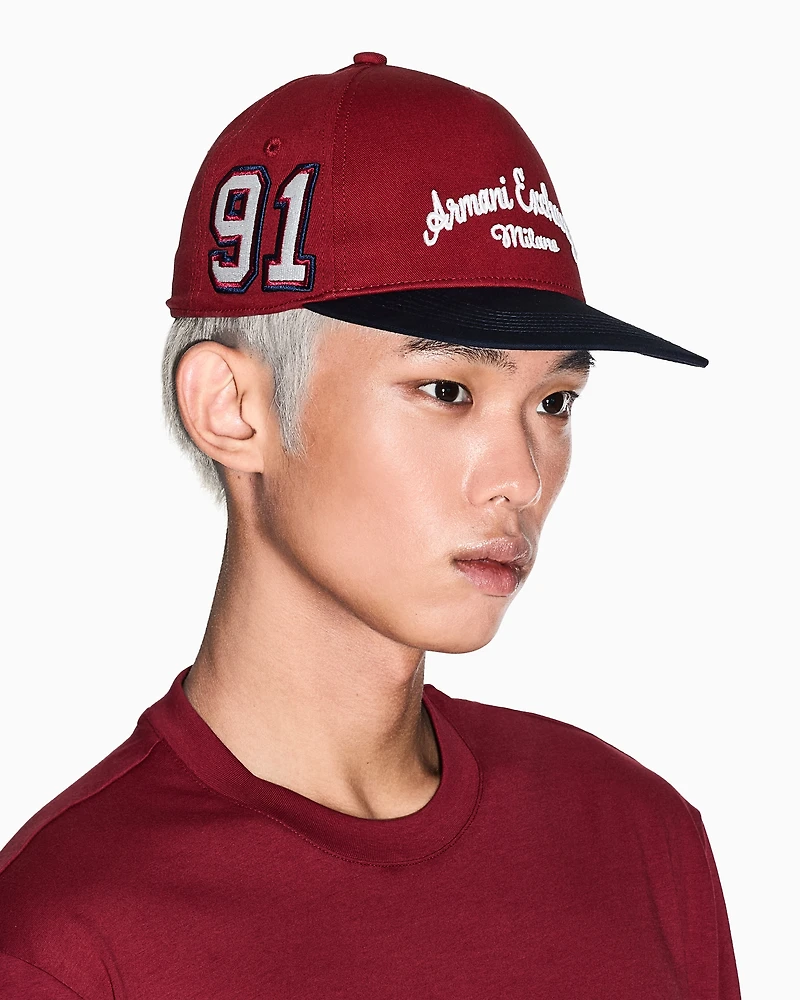 COTTON TWILL LOGO PATCH CAP