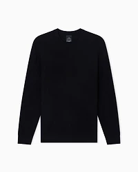 Crew neck sweater viscose blend