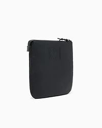 Shoulder bag with embossed logo