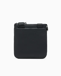 Shoulder bag with embossed logo