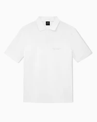 Regular fit polo shirt with tone-on-tone logo