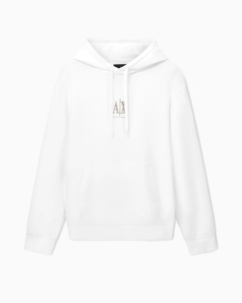 Hoodie with embroidered logo