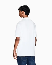 Regular fit polo shirt with tone-on-tone logo