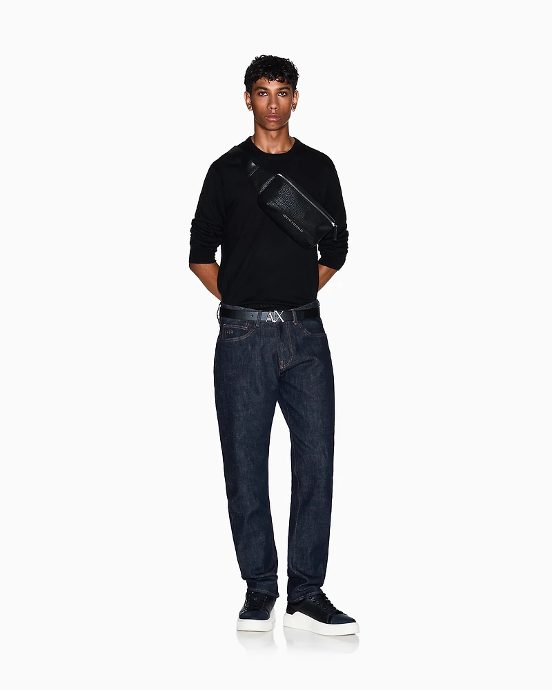 Crewneck sweater virgin wool