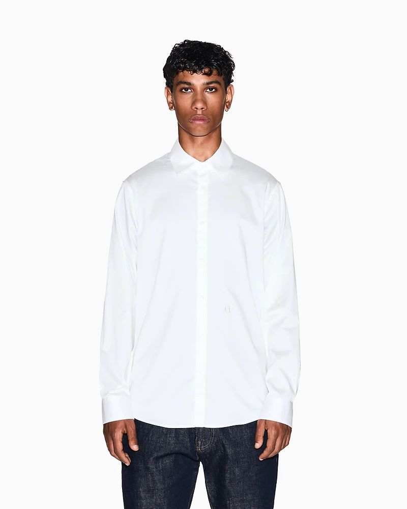 Regular fit cotton shirt