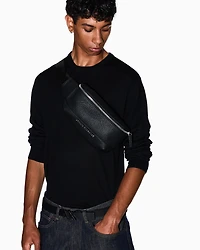 RECTANGULAR LOGO BELT BAG
