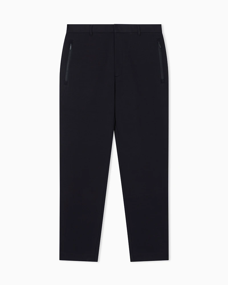 Trousers with zip pockets