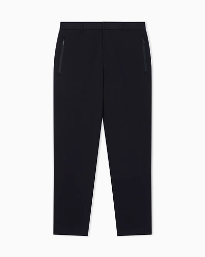 Trousers with zip pockets