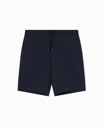 Armani Exchange - Bermuda Shorts, Man, Navy Blue, Size: